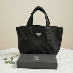 Prada Beauty Elegant Black Mini Tote Bag